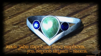 Ave's Jade Sapphire Ring Replacer for Beyond Skyrim - Bruma