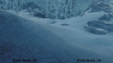 Fluffy Snow 2K vs 1K 5