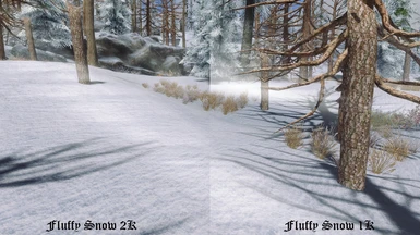 Fluffy Snow 2K vs 1K 3