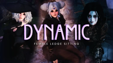 Dynamic Female Ledge Sitting