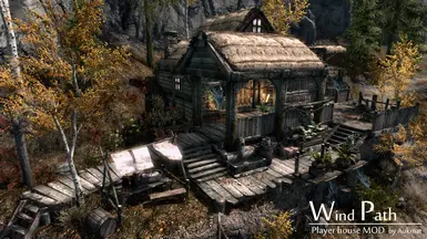 Valkyrie Skyrim Mods - This is Wind Path a small player home mod. This is  one of the very small few player homes currently that is mostly having the  player interact with