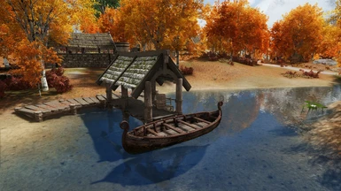 Aspens Ablaze + DK's Realistic Nord Ships + Enhanced Landscapes