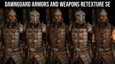Dawnguard Armors and Weapons Retexture SE
