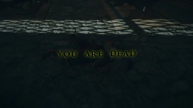 You Are Dead - black font