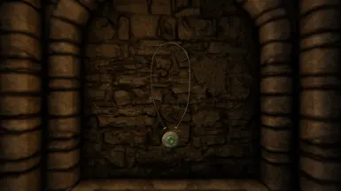 Gold Emerald Amulet