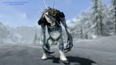 Karstaag - Bloodmoon Creature Restoration Project at Skyrim Special Edition  Nexus - Mods and Community