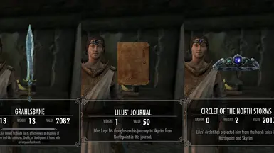 Lilus' unique items