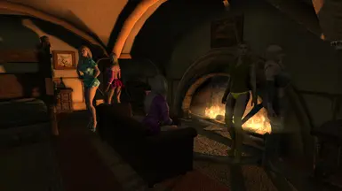 Followers make themselves at home