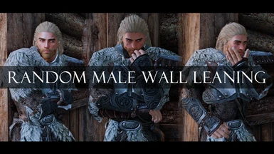 Random Male Wall Leaning Animations
