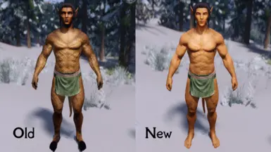 Male Retexture comparison - Front