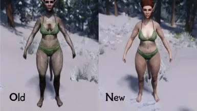 Female Retexture comparison - Front