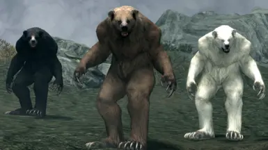 Fluffy werebears with Wicked Werewolves skeleton