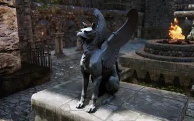 griffin statue