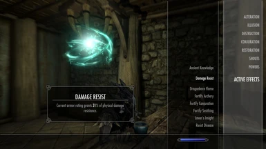 damage resist at double (90) armor rating