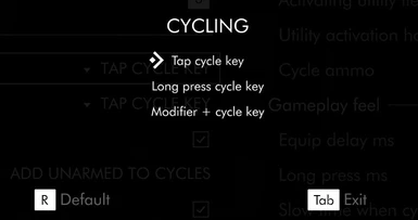 02 cycle advance options