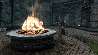 Keeping warm in cold Tamriel....