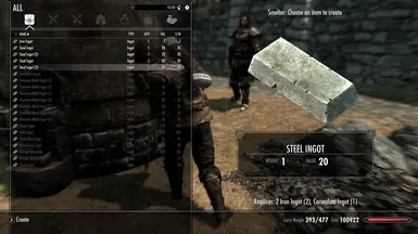 1 Corundum Ingot, 2 Iron Ingot