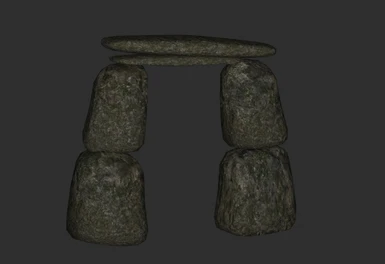 Vanilla V2. Now the pillars are separate rocks too.