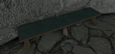 1.2 Carved Dark Elf bench