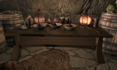 1.2 Carved Dark Elf dining table