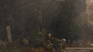Azura with an altar