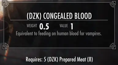 DZK Simple Food for Survival Players (And Vampires) at Skyrim Special ...