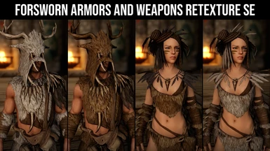 Forsworn Armors and Weapons Retexture SE