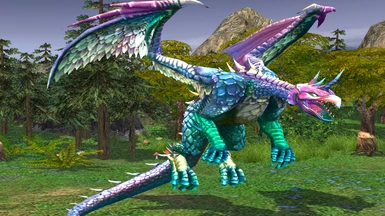 Sapphire Dragon - Azure Dragon of Heroes V