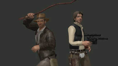 Indiana Jones and Han Solo (FBR)