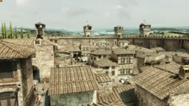 Assassin's Creed 2 Overhaul Mod Comparison + Commentary [Monteriggioni] 