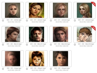 128X128 Complete Portraits (ALL CAMPAIGNS)