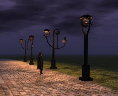 Rekov's Art Deco Street Lamps