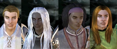 human male head for character creation