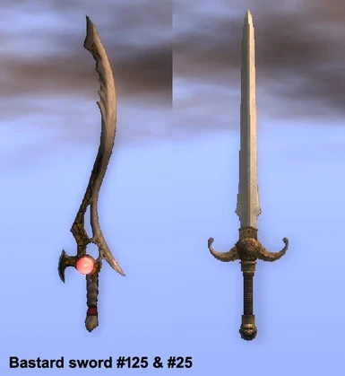 Bastard sword custom models (#125 