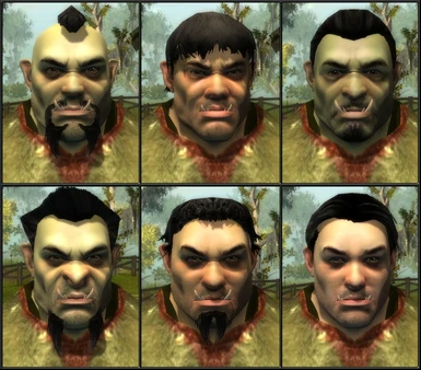 Male Half Orc Pack