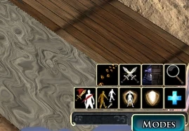 Expanded Modes Bar