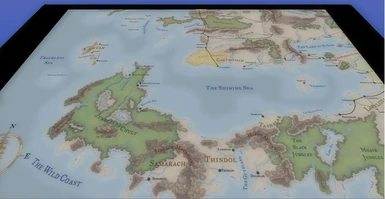kamals Faerun overland map