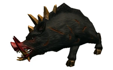 Razor Boar - dire boar reskin