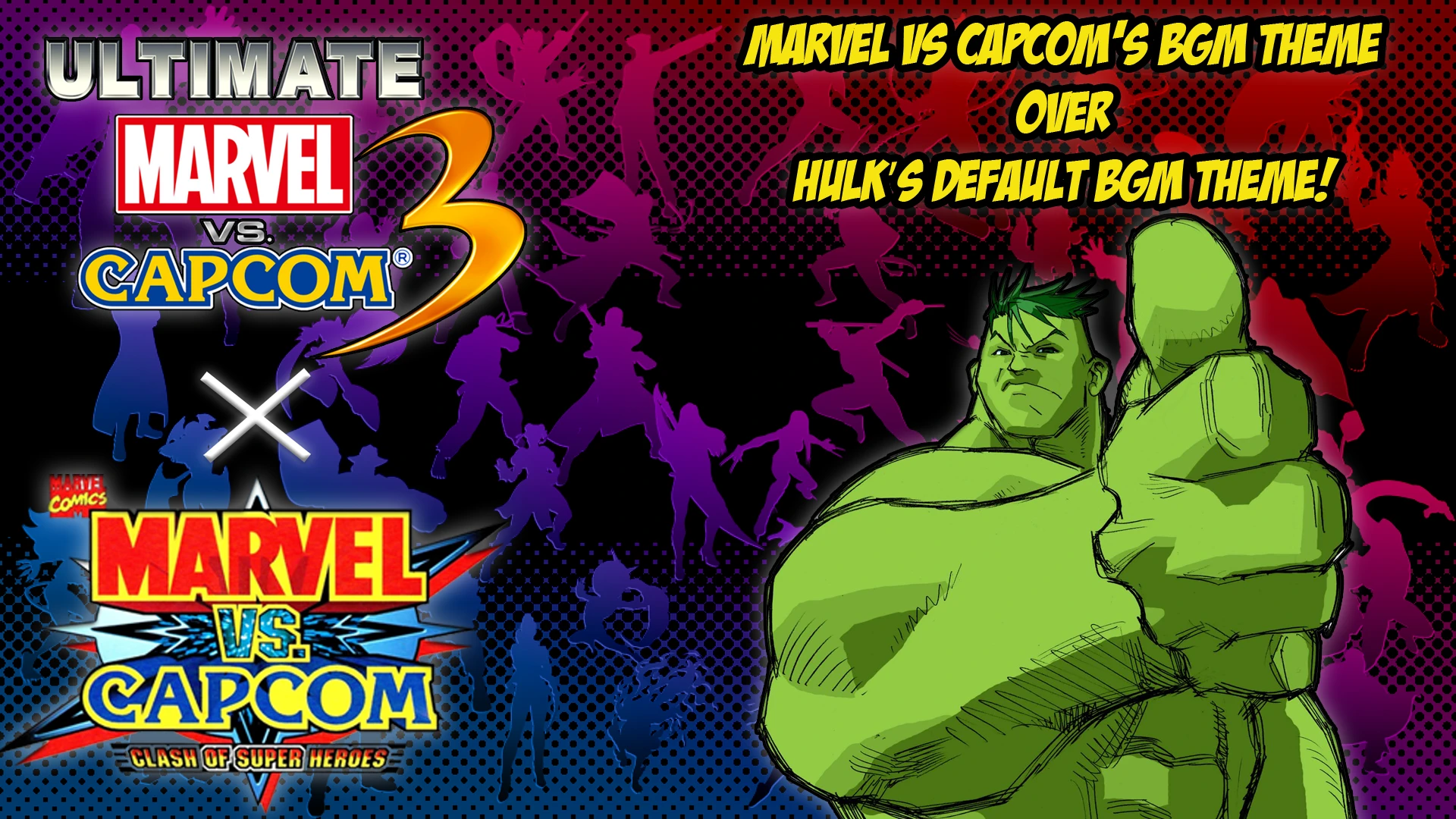 BGM Swap - Hulk's Theme (MvC) Over Default at Ultimate Marvel vs ...