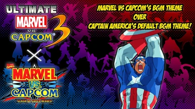 BGM Swap - Captain America's Theme (MvC) Over Default