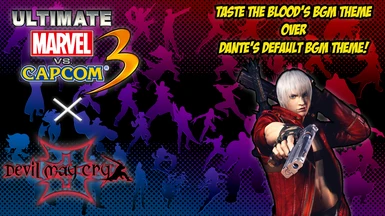 BGM Swap - Taste The Blood Theme (DMC3) Over Dante's Default
