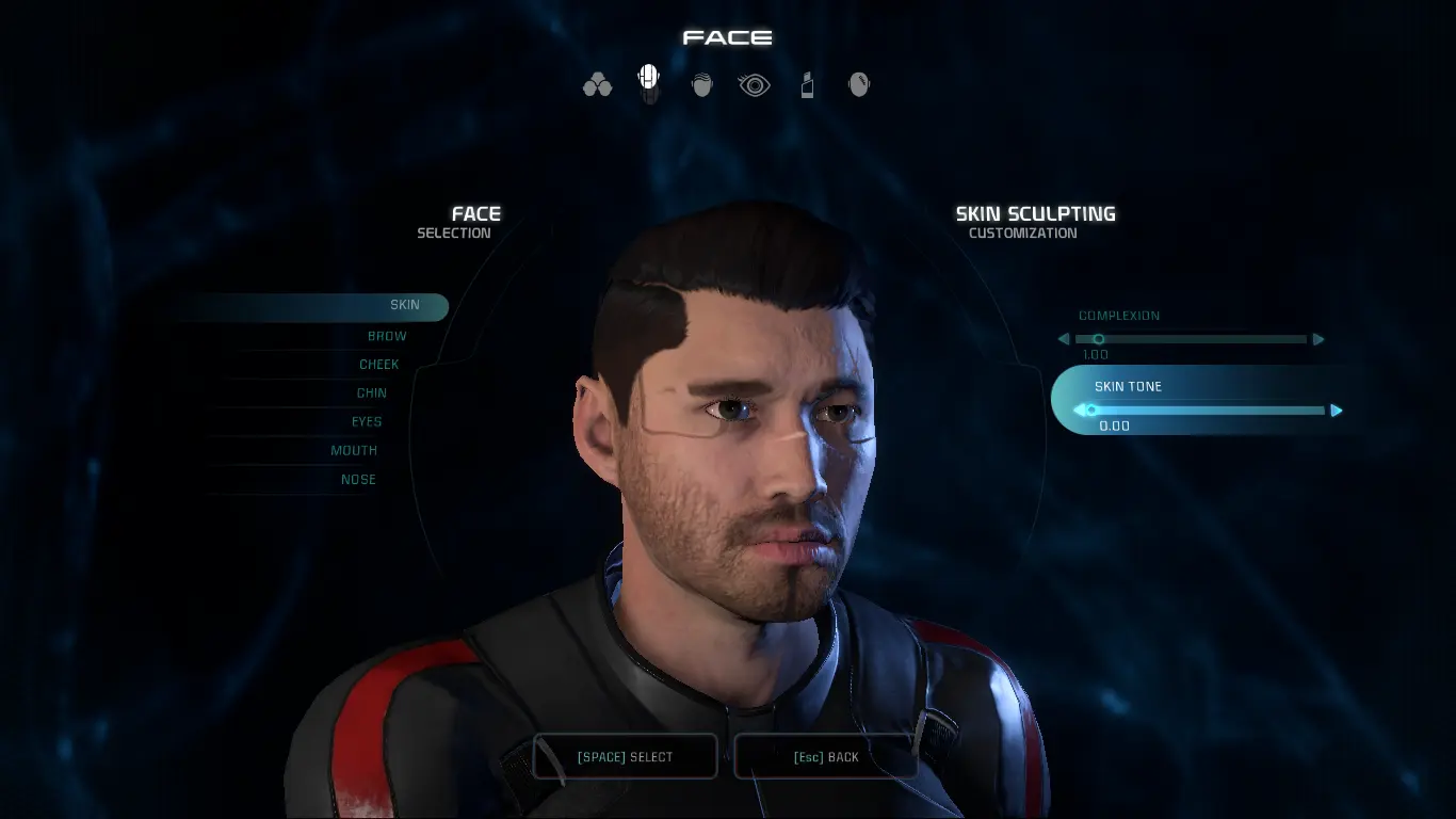 Bearded Complexion 1 at Mass Effect Andromeda Nexus - Mods and Community