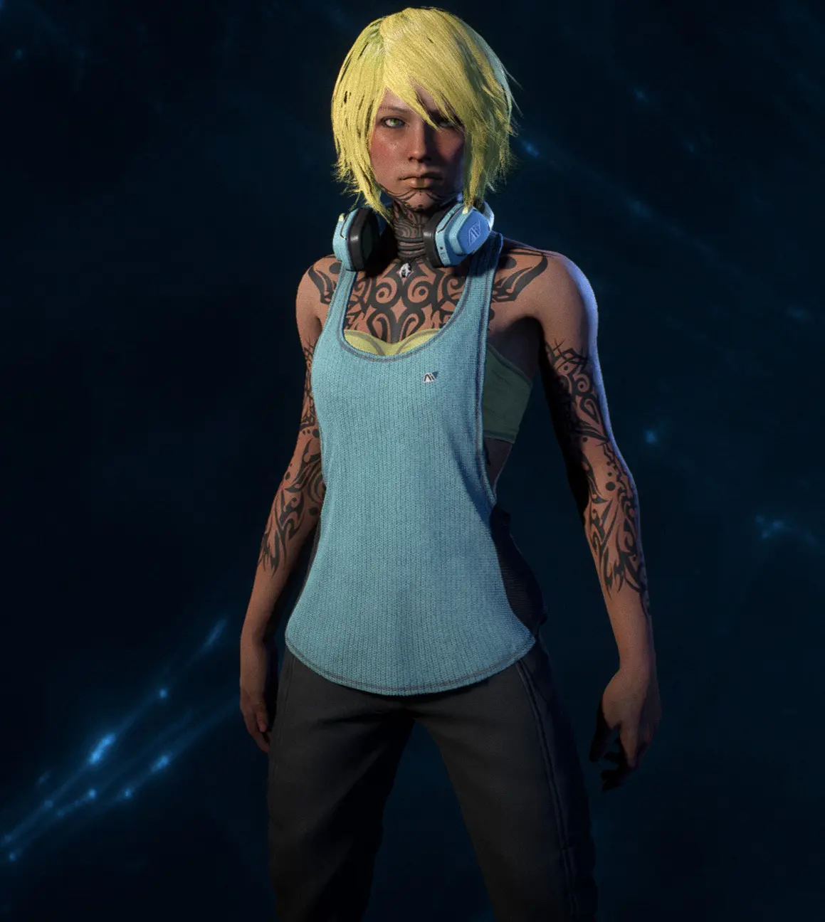 Plain Athletic Wear Female Ryder At Mass Effect Andromeda Nexus Mods 