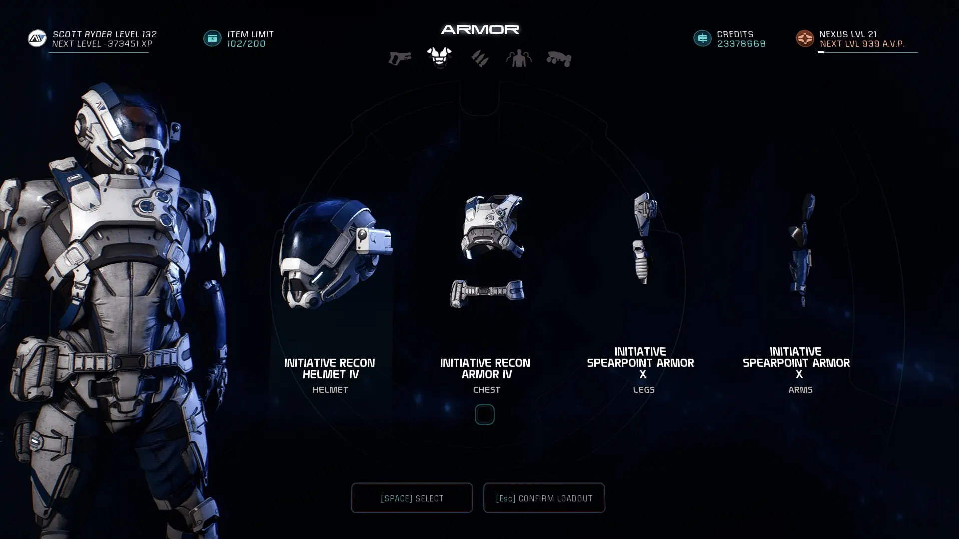 Initiative Armor No XP Gain at Mass Effect Andromeda Nexus - Mods and ...