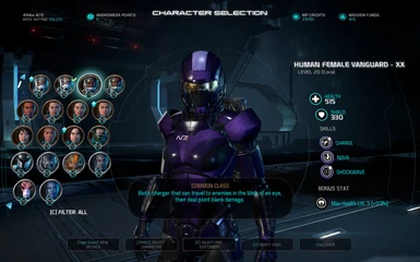 Vanguard N7 helmet and armor