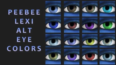 Alternate Eye Colors - Peebee and Lexi