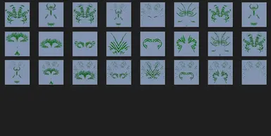 Dark Green Tattoos