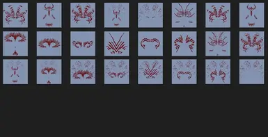 Dark Red Tattoos