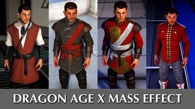 Dragon Age Inquisition Casual Outfits for Male Ryder