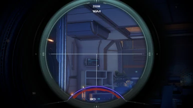 Simple scope crosshair and aim dot removal for all types of weapon